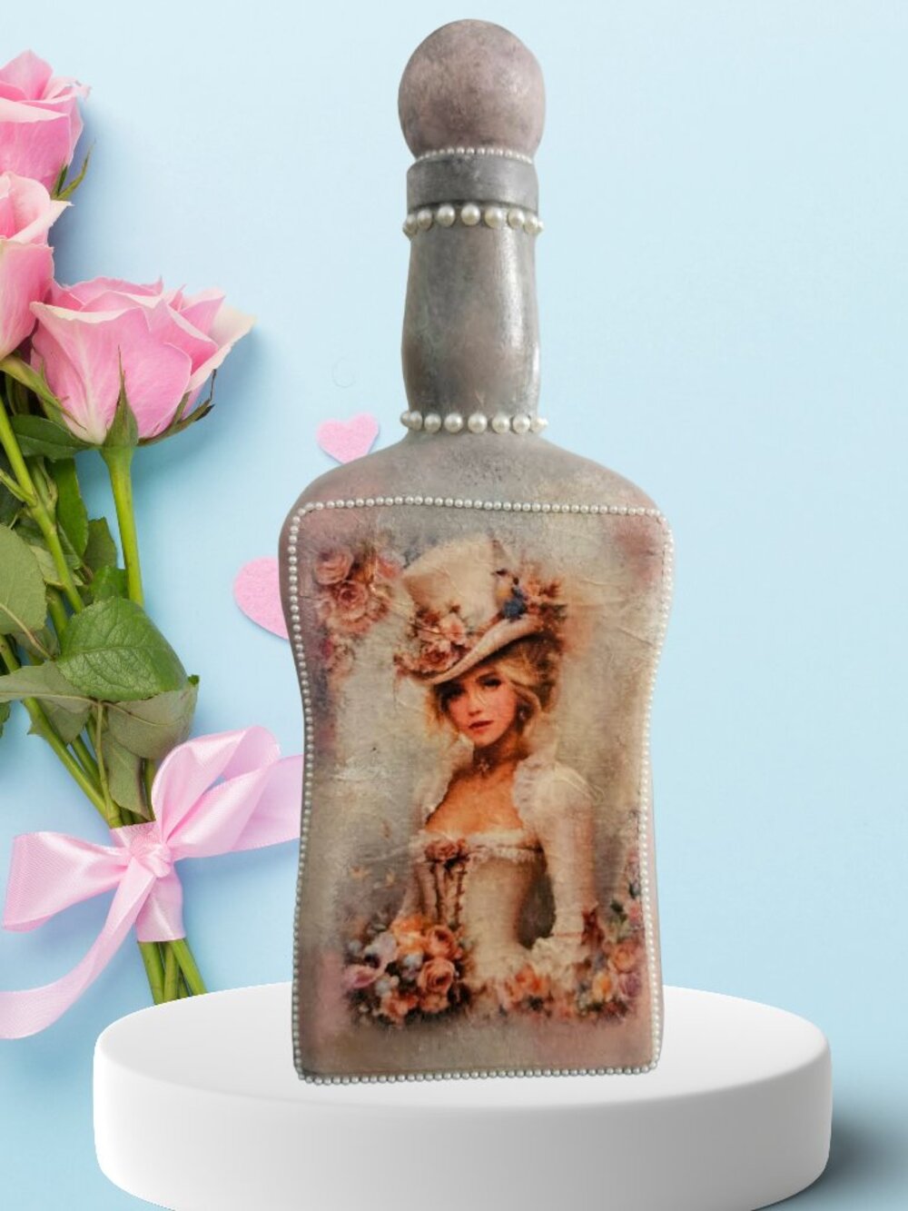 Romantic Victorian Decorative Piece | Wedding Style | Shabby Chic Home Decor